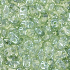 Matubo MiniDuo Perlen 4x2.5mm Luster - transparent light green